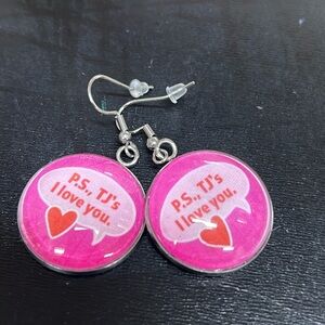 Trader Joe’s earrings 25mm P.S. I Love You